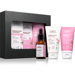 Green Pharmacy Damask Rose & Ceramides Set Gift Set for flawless skin Green Pharmacy Damask Rose & Ceramides Set Gift Set for flawless skin