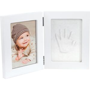 Happy Hands Double Frame Small baby imprint kit White