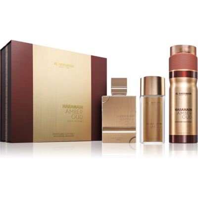 Al Haramain Amber Oud Gold Edition Gift Set unisex Al Haramain Amber Oud Gold Edition Gift Set unisex