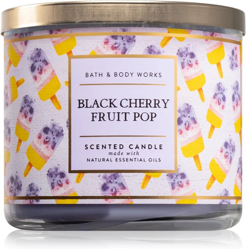 Bath & Body Works Black Cherry Fruit Pop scented candle 411 g