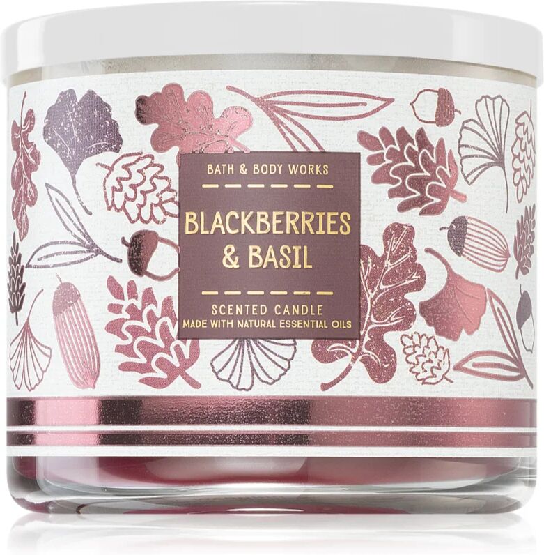 Bath & Body Works Blackberries & Basil scented candle I. 411 g