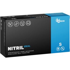 Espeon Nitril Ideal3 Blue nitrile powder-free gloves size S 100 pc Espeon Nitril Ideal3 Blue nitrile powder-free gloves size S 100 pc