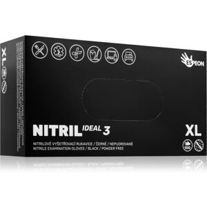 Espeon Nitril Ideal3 Black nitrile powder-free gloves size XL 100 pc Espeon Nitril Ideal3 Black nitrile powder-free gloves size XL 100 pc