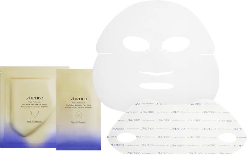 Shiseido Vital Perfection Liftdefine Radiance Face Mask Luxury Tightening Face Mask for Women 6x2 Ks