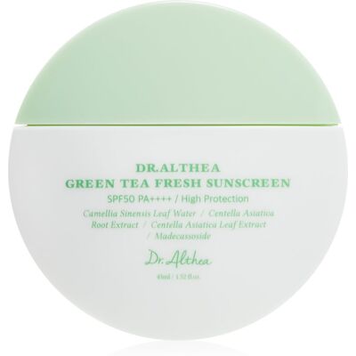 Dr. Althea Green Tea Fresh Sunscreen Face Sun Cream with soothing effect SPF 50+ 45 ml Dr. Althea Green Tea Fresh Sunscreen Face Sun Cream with soothing effect SPF 50+ 45 ml