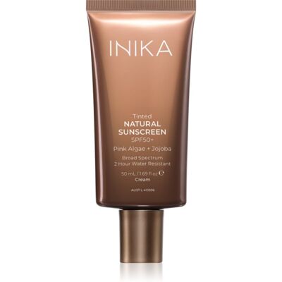 INIKA Organic Tinted Natural Sunscreen Toning Sun Cream SPF 50+ 50 ml INIKA Organic Tinted Natural Sunscreen Toning Sun Cream SPF 50+ 50 ml