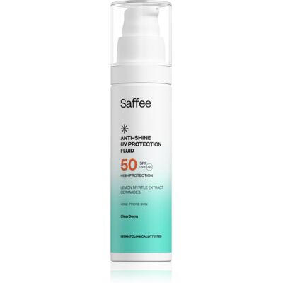 Saffee ClearDerm Anti-shine UV Protection Fluid SPF 50 Protective Fluid for oily acne-prone skin SPF 50 50 ml Saffee ClearDerm Anti-shine UV Protection Fluid SPF 50 Protective Fluid for oily acne-prone skin SPF 50 50 ml