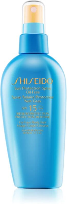 Shiseido Sun Care Sun Protection Spray Oil-Free Sun Spray SPF 15 150 ml