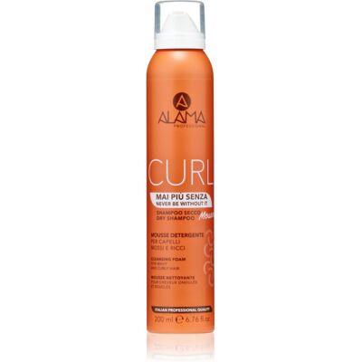 Alama Professional Curl Dry Shampoo Mousse Dry Shampoo for wavy and curly hair 200 ml Alama Professional Curl Dry Shampoo Mousse Dry Shampoo for wavy and curly hair 200 ml