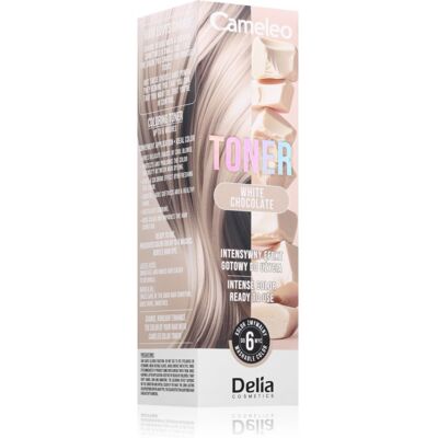 Delia Cosmetics Cameleo Toner colour toner for hair shade White Chocolate 75 ml Delia Cosmetics Cameleo Toner colour toner for hair shade White Chocolate 75 ml