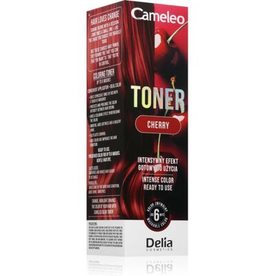 Delia Cosmetics Cameleo Toner colour toner for hair shade Cherry 75 ml Delia Cosmetics Cameleo Toner colour toner for hair shade Cherry 75 ml