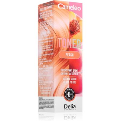Delia Cosmetics Cameleo Toner colour toner for hair shade Peach 75 ml Delia Cosmetics Cameleo Toner colour toner for hair shade Peach 75 ml