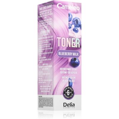 Delia Cosmetics Cameleo Toner colour toner for hair shade Blueberry Milk 75 ml Delia Cosmetics Cameleo Toner colour toner for hair shade Blueberry Milk 75 ml