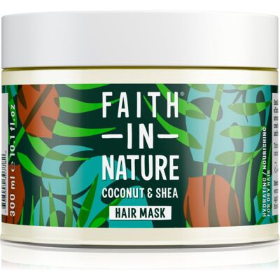 Faith In Nature Coconut & Shea Hydrating Mask for dry and damaged hair 300 ml Faith In Nature Coconut & Shea Hydrating Mask for dry and damaged hair 300 ml