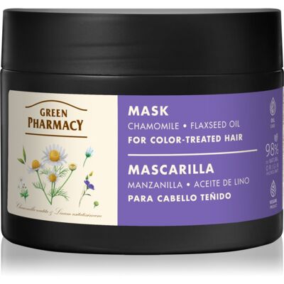 Green Pharmacy Chamomile Mask Intense Nourishing Mask for Dry and Porous Hair 300 ml Green Pharmacy Chamomile Mask Intense Nourishing Mask for Dry and Porous Hair 300 ml