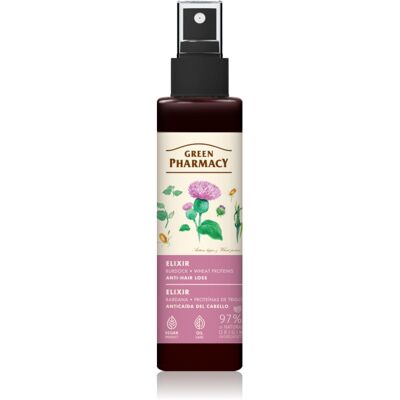 Green Pharmacy Burdock & Wheat proteins Elixir Leave-in Hair Care against hair loss 150 ml Green Pharmacy Burdock & Wheat proteins Elixir Leave-in Hair Care against hair loss 150 ml