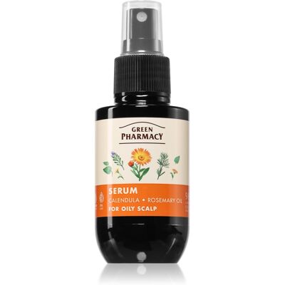 Green Pharmacy Calendula & Rosemary Serum Serum for oily hair 100 ml Green Pharmacy Calendula & Rosemary Serum Serum for oily hair 100 ml