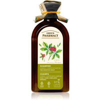 Green Pharmacy Ginseng Shampoo Shampoo for Sensitive and Irritated Scalp 350 ml Green Pharmacy Ginseng Shampoo Shampoo for Sensitive and Irritated Scalp 350 ml