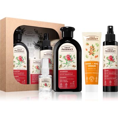 Green Pharmacy Argan Oil & Pomegranate Set Gift Set for extremely dry hair Green Pharmacy Argan Oil & Pomegranate Set Gift Set for extremely dry hair