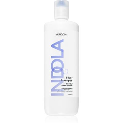 Indola Silver Shampoo - Neutralizes Yellow Tones - 1000 ml Indola Silver Shampoo - Neutralizes Yellow Tones - 1000 ml