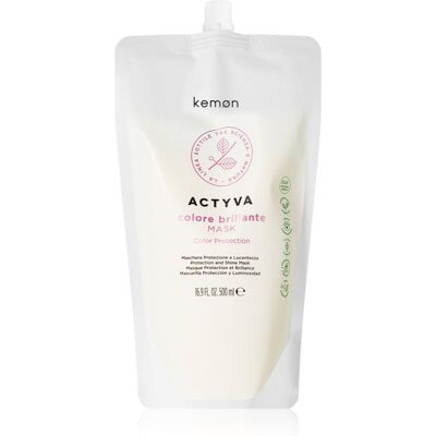 Kemon Actyva Colore Brillante Hair Mask - Nourishing & Brightening - 500ml Kemon Actyva Colore Brillante Hair Mask - Nourishing & Brightening - 500ml