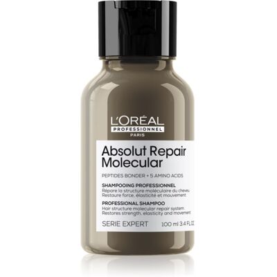L’Oréal Professionnel Serie Expert Absolut Repair Molecular Strengthening Shampoo for Damaged Hair 100 ml L’Oréal Professionnel Serie Expert Absolut Repair Molecular Strengthening Shampoo for Damaged Hair 100 ml