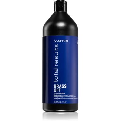 Matrix Brass Off Shampoo neutralising brass tones 1000 ml Matrix Brass Off Shampoo neutralising brass tones 1000 ml