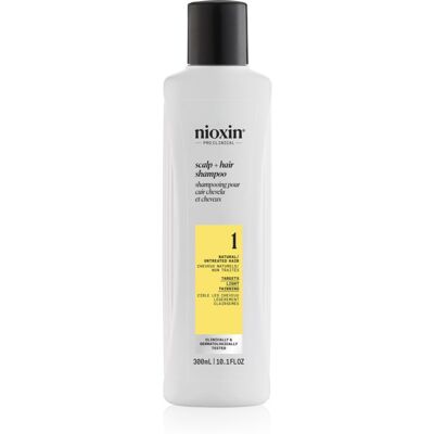 Nioxin System 1 Shampoo - Natural Hair - Mild Weakening - 300 Ml Nioxin System 1 Shampoo - Natural Hair - Mild Weakening - 300 Ml