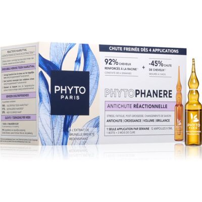 Phyto PhytoPhanere Reactive Hair Loss Treatment Ampules against hair loss 12x5 ml Phyto PhytoPhanere Reactive Hair Loss Treatment Ampules against hair loss 12x5 ml
