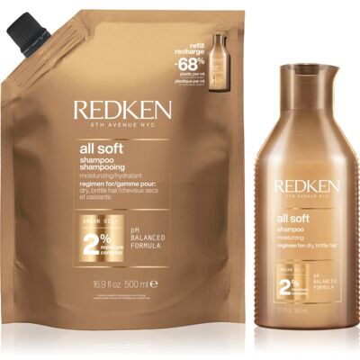 Redken All Soft Economy Pack for dry and brittle hair Redken All Soft Economy Pack for dry and brittle hair