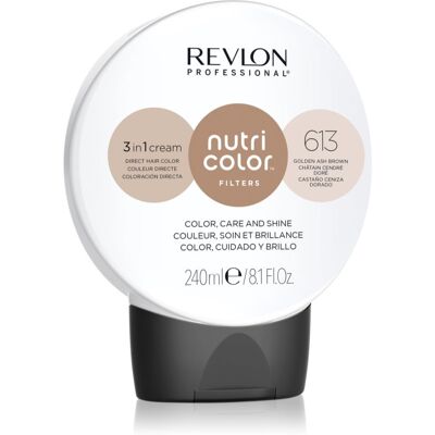 Revlon PROFESSIONAL Nutri Color Filters - Golden Ash Brown - Toning Filters Revlon PROFESSIONAL Nutri Color Filters - Golden Ash Brown - Toning Filters