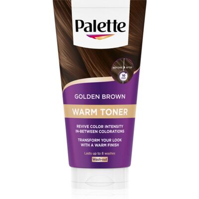 Schwarzkopf Palette Warm Toner Hair Mask for Warm Brown Shades shade Golden Brown 150 ml Schwarzkopf Palette Warm Toner Hair Mask for Warm Brown Shades shade Golden Brown 150 ml