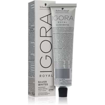 Schwarzkopf Professional IGORA Royal Absolutes SilverWhite Semi-Permanent Hair Dye for Silver and White Hair shade Slate Grey 60 ml Schwarzkopf Professional IGORA Royal Absolutes SilverWhite Semi-Permanent Hair Dye for Silver and White Hair shade Slate Grey 60 ml