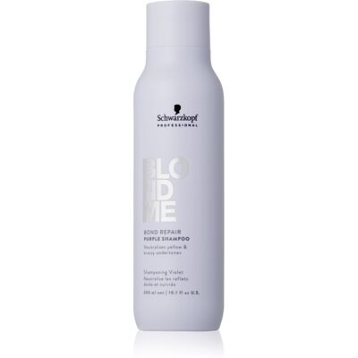 Schwarzkopf Professional Blondme Bond Repair Purple Shampoo Violet Shampoo for blonde hair 300 ml Schwarzkopf Professional Blondme Bond Repair Purple Shampoo Violet Shampoo for blonde hair 300 ml