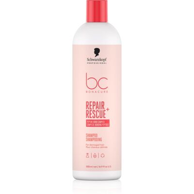 Schwarzkopf Professional BC Bonacure Repair Rescue+ Nourishing Shampoo for damaged hair 500 ml Schwarzkopf Professional BC Bonacure Repair Rescue+ Nourishing Shampoo for damaged hair 500 ml