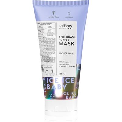 so!flow Cooling Mask Blonde Hair Hair Mask neutralising yellow tones 200 ml so!flow Cooling Mask Blonde Hair Hair Mask neutralising yellow tones 200 ml