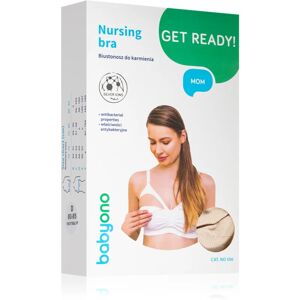 BabyOno Get Ready Mom Nursing Bra pregnancy and nursing bra Neutral D80 - 85 1 pc