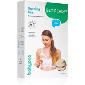 BabyOno Get Ready Mom Nursing Bra pregnancy and nursing bra Neutral D70 - 75 1 pc
