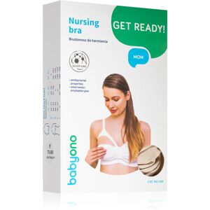 BabyOno Get Ready Mom Nursing Bra pregnancy and nursing bra Neutral F75 - 80 1 pc
