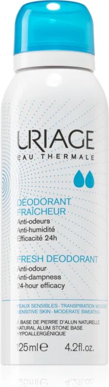 Uriage Hygiène Fresh Deodorant Deodorant Spray With The 24 Hours Protection 125 ml