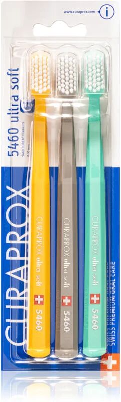 Curaprox 5460 Ultra Soft Ultra Soft Toothbrushes 3 pcs Colour Options 3 Ks