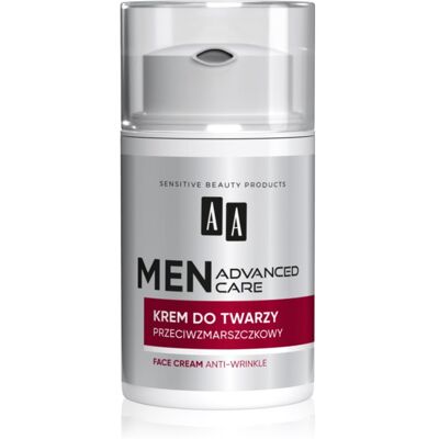 AA Cosmetics Men Advanced Care Firming Cream to Restore Elasticity of Mature Skin 40+ for men 50 ml AA Cosmetics Men Advanced Care Firming Cream to Restore Elasticity of Mature Skin 40+ for men 50 ml