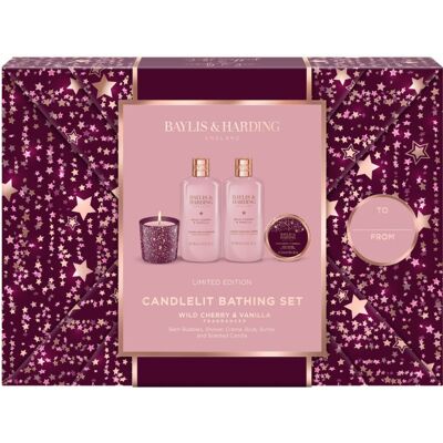 Baylis & Harding Wild Cherry & Vanilla Gift Set for the bath Baylis & Harding Wild Cherry & Vanilla Gift Set for the bath