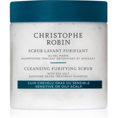 Christophe Robin Purifying Scrub With Sea Salt Deep Cleansing Peeling with sea salt 250 ml Christophe Robin Purifying Scrub With Sea Salt Deep Cleansing Peeling with sea salt 250 ml