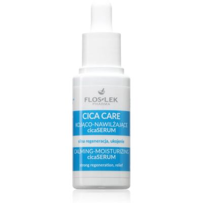 FlosLek Pharma Cica Care Calming-Moisturizing CicaSerum Soothing Serum for dry and irritated skin 30 ml FlosLek Pharma Cica Care Calming-Moisturizing CicaSerum Soothing Serum for dry and irritated skin 30 ml