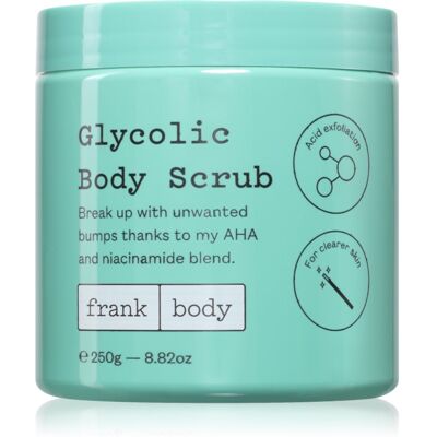 Frank Body Glycolic Body Scrub with glycolic acid 250 g Frank Body Glycolic Body Scrub with glycolic acid 250 g