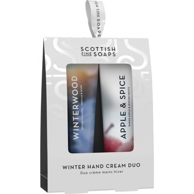 Scottish Fine Soaps Winter Hand Cream Duo Gift Set for hands Scottish Fine Soaps Winter Hand Cream Duo Gift Set for hands