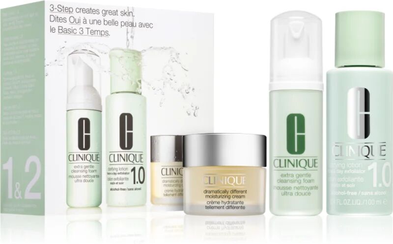 Clinique 3 Steps Introduction Kit Extra Gentle Gift Set (for Dry Skin)