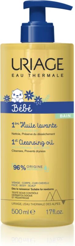 Uriage Bébé 1st Cleansing Oil Nourishing Cleansing Oil for Kids 500 ml