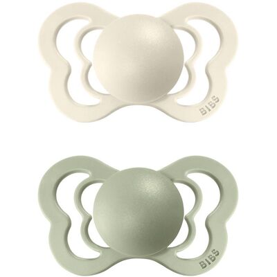 BIBS Couture Natural Rubber Size 1 - 2 Pacifiers for 0+ months BIBS Couture Natural Rubber Size 1 - 2 Pacifiers for 0+ months